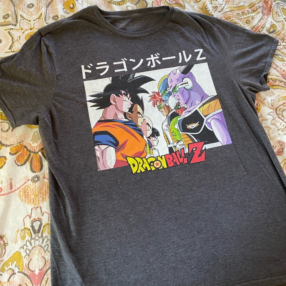 SOLD Dragon Ball Z ๐ Large Sized Gray Tee Shirt ๐ฅ - Picture 4 of 7